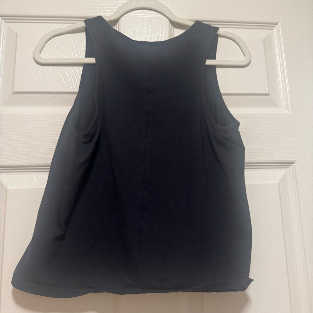 Athleta Black Scoop Neck Tank Top - Picture 3 of 7